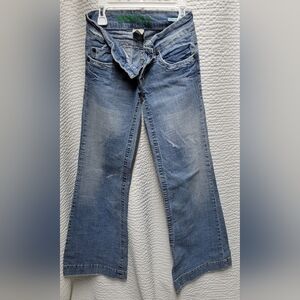 Hydraulic Medium Blue Wide Leg Jeans